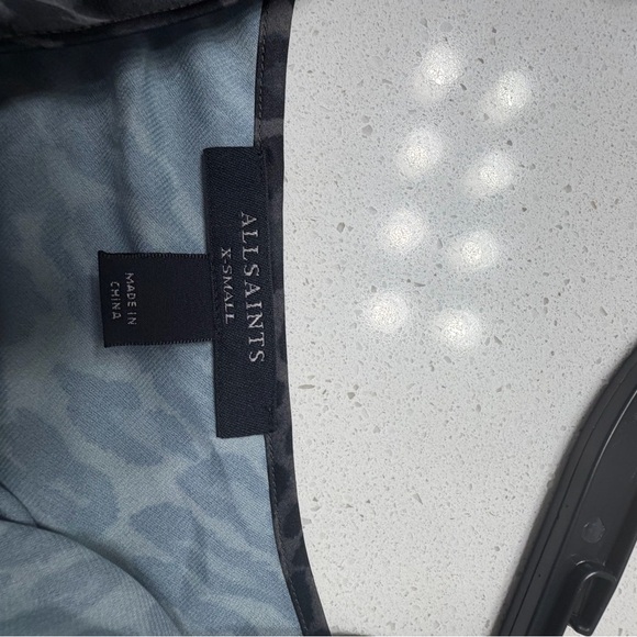 New All Saints Hera Leopard Print 2 in 1 Midi Dress & Sweater - Picture 4 of 13